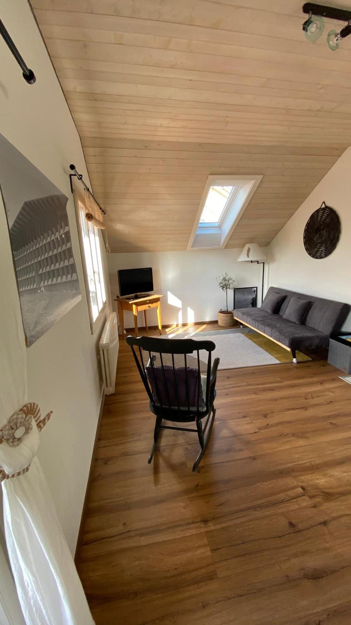 Naturnahe Familienwohnung Ruschegg Екстериор снимка