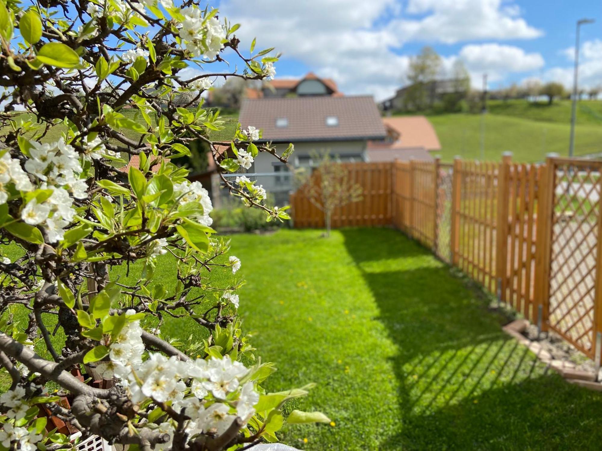 Naturnahe Familienwohnung Ruschegg Екстериор снимка